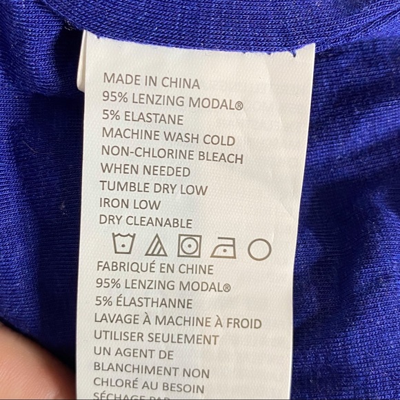 prAna Sapphire Blue Foundation T-Shirt Dress - Picture 10 of 10